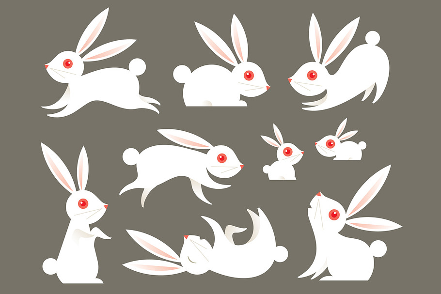 Bunnies in Illustrations - product preview 8