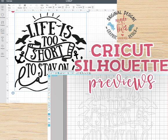 Life is too short to Stay on Land in Illustrations - product preview 1