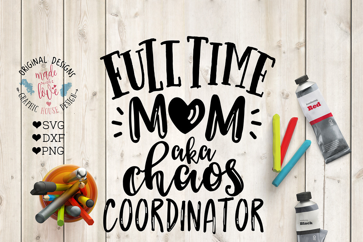Full Time Mom Chaos Coordinator in Illustrations - product preview 8