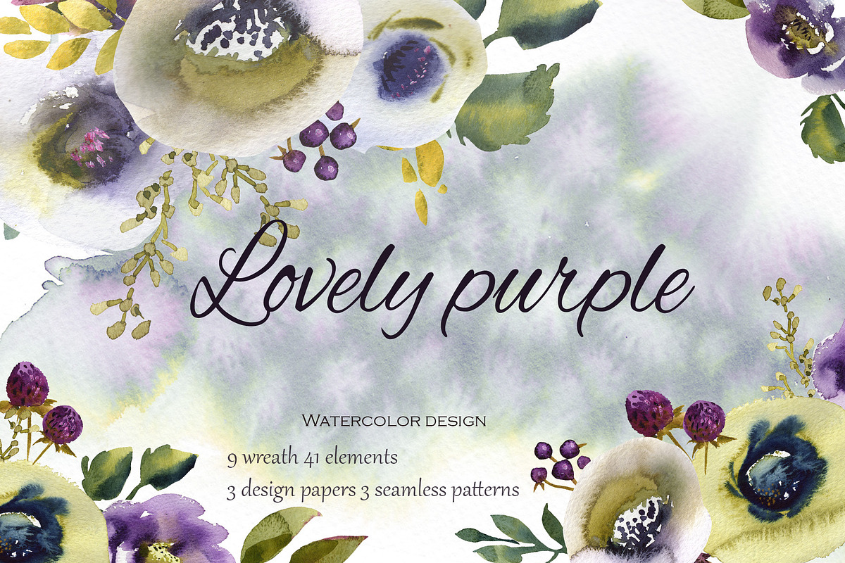 Lovely purple in Illustrations - product preview 8
