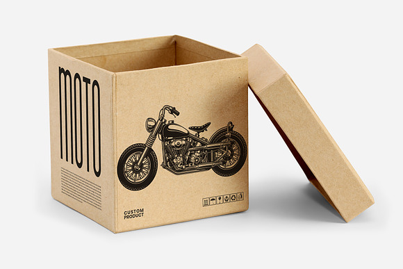 Motorcycle object set in Objects - product preview 4