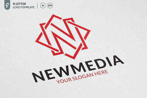 New Media Logo in Logo Templates - product preview 1