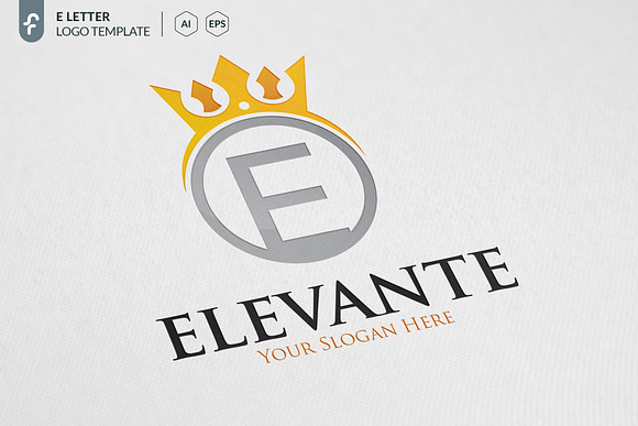 E Letter Logo in Logo Templates - product preview 1