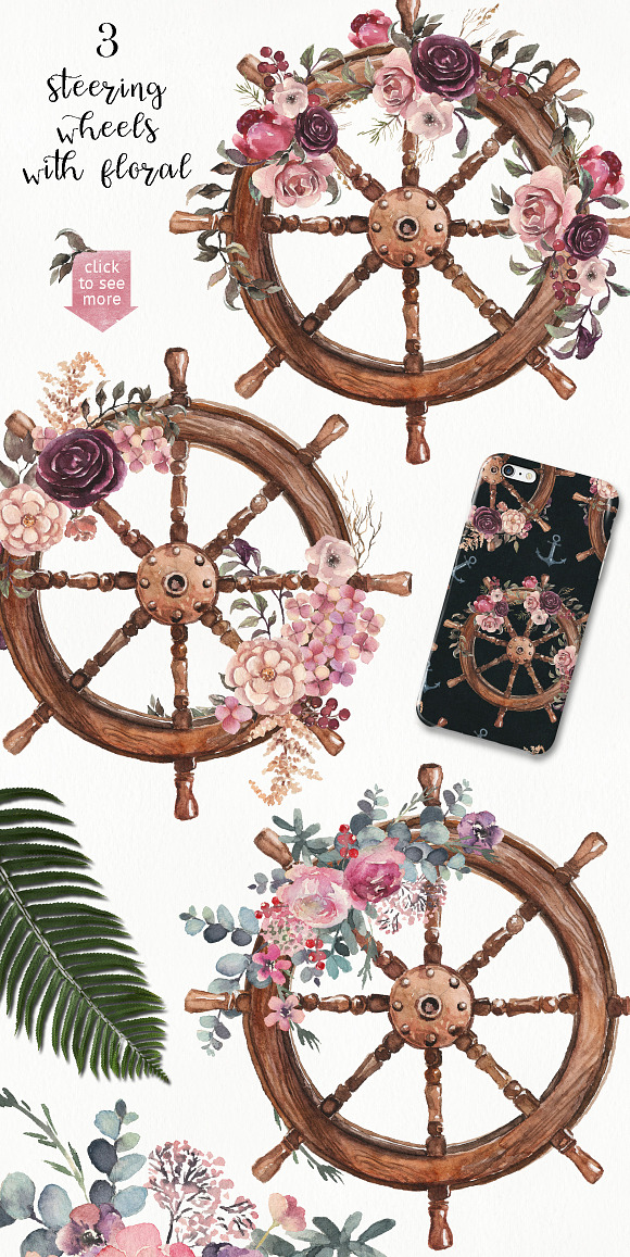 40%OFF Popeye's Dreams Flower Marine in Illustrations - product preview 2