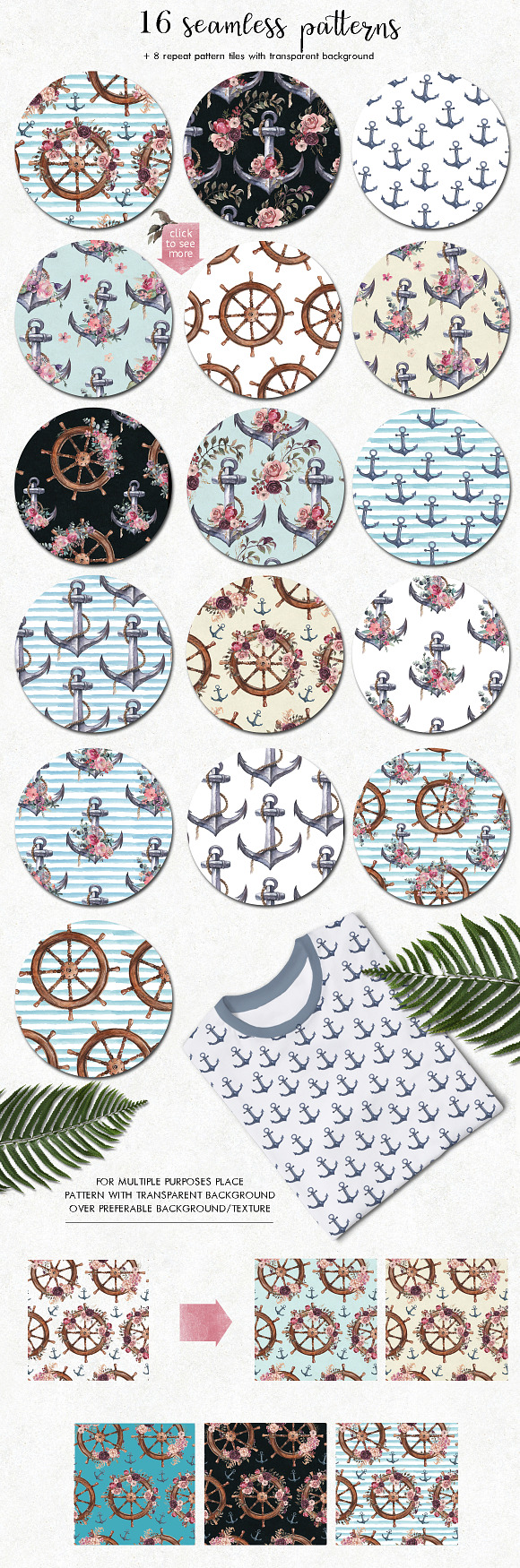 40%OFF Popeye's Dreams Flower Marine in Illustrations - product preview 3