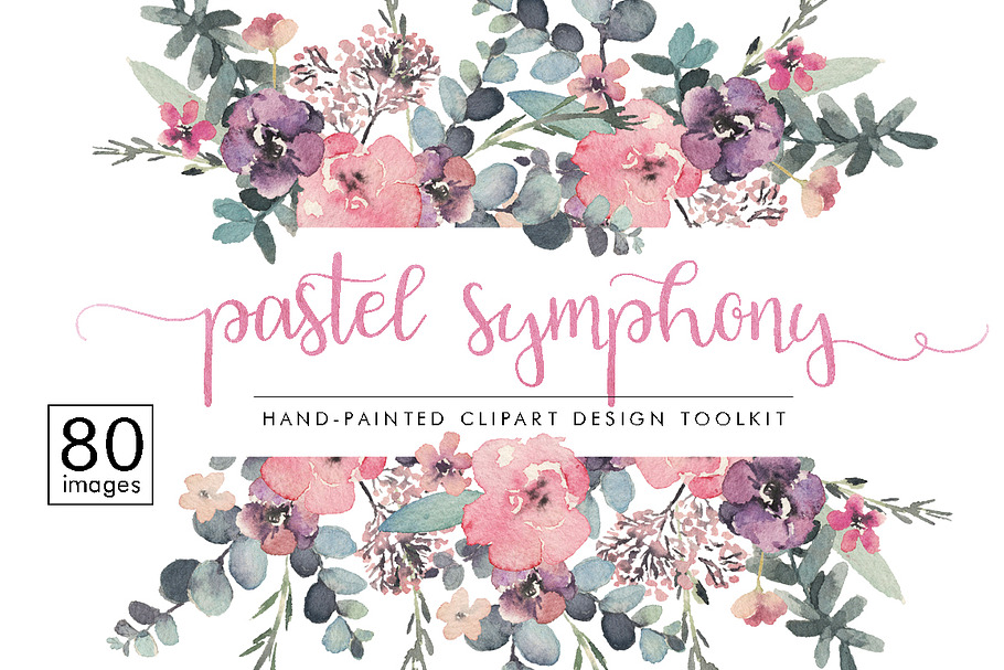 70%OFF Pastel Symphony - Floral Set