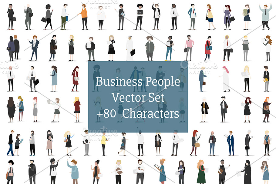 Illustration of business people in Illustrations - product preview 8
