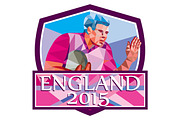 Rugby Player Fend Off England 2015 L