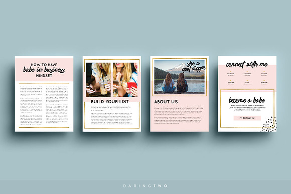 V4 Ebook Template Powerpoint Keynote in Magazine Templates - product preview 4
