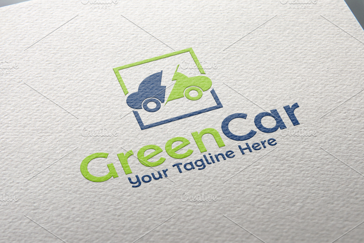 Green Car Logo in Logo Templates - product preview 8