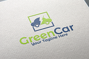 Green Car Logo