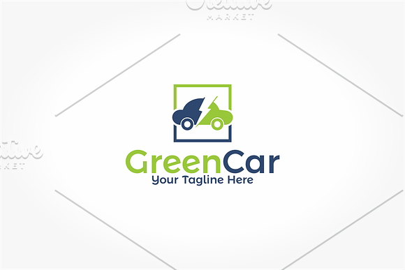 Green Car Logo in Logo Templates - product preview 1
