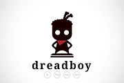 Dreadlocks Boy Logo Template