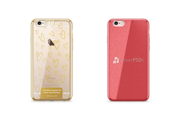 Apple iPhone 6-6s TPU Electroplated  in Product Mockups - product preview 1