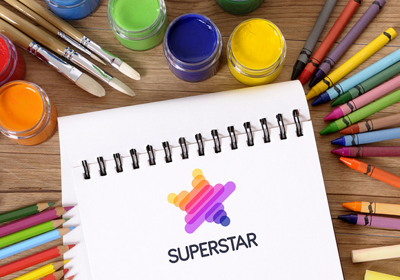 SuperStar Logo in Logo Templates - product preview 2