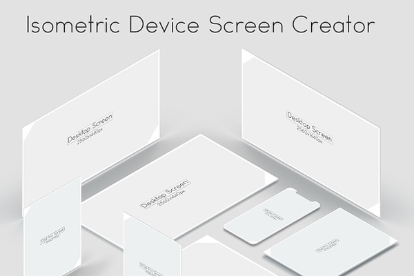 Isometric Device Screen Creator
