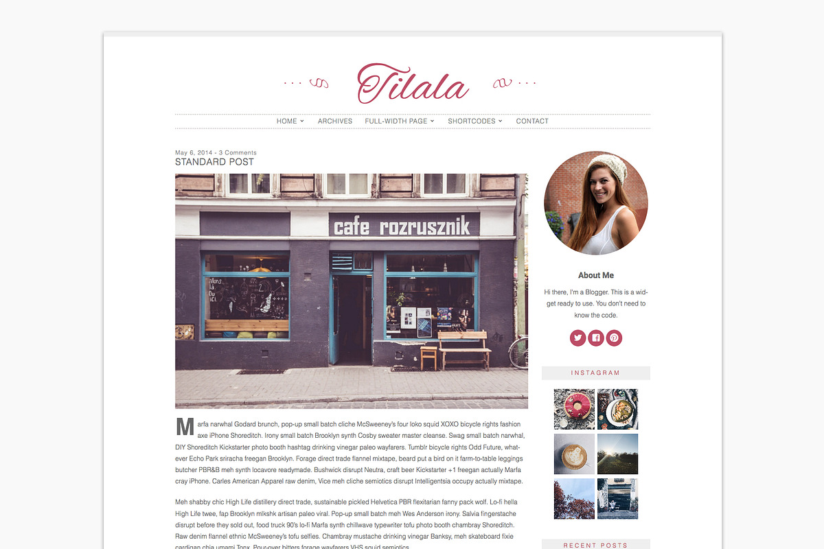 Tilala - Feminine Wordpress Theme in WordPress Blog Themes - product preview 8