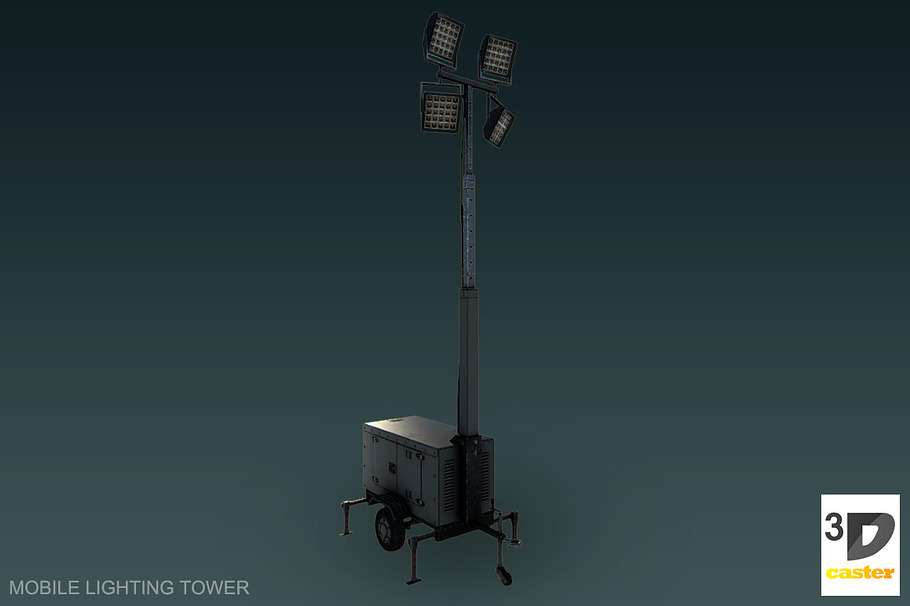 Mobile Lighting Tower in Vehicles - product preview 3