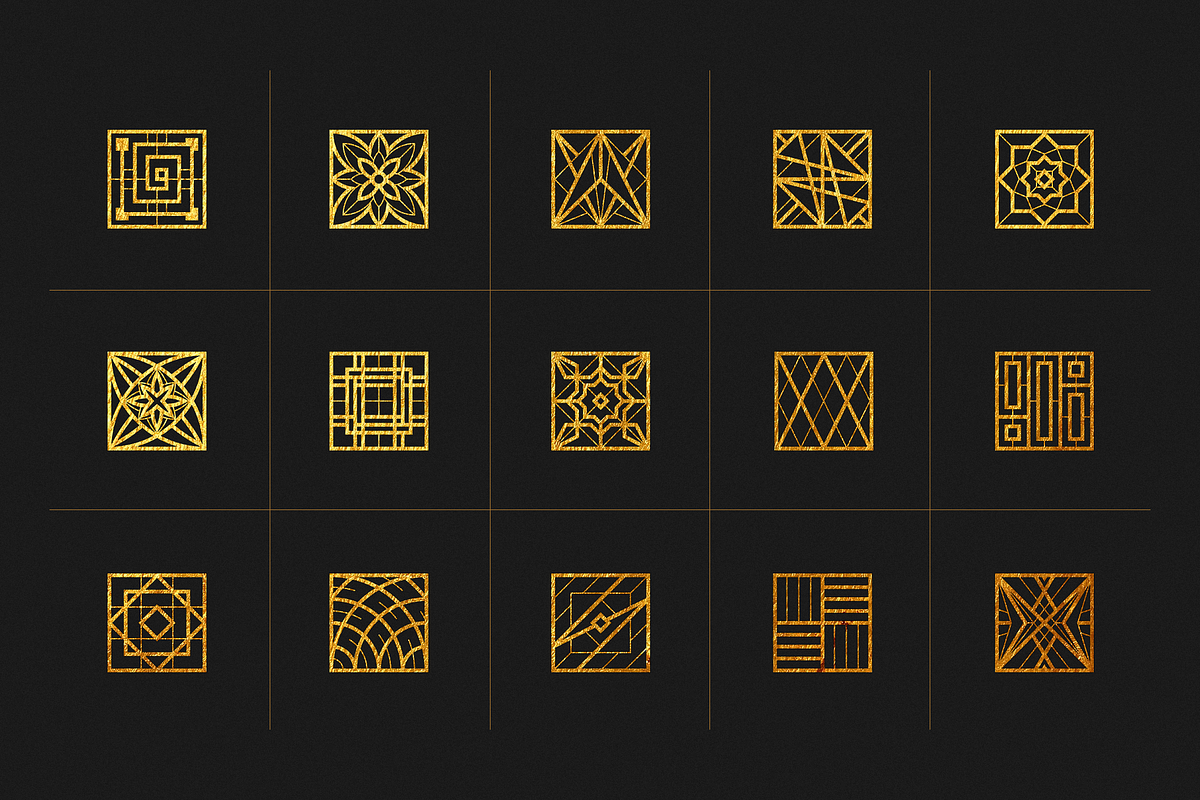 25 Linear Geometric Shapes. Part IV in Photoshop Shapes - product preview 8