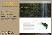 Cleo - One-Page Template