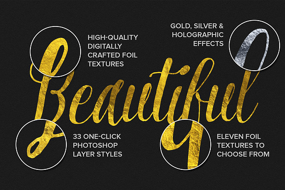 Gold Fold - Gold Foil Stamp Toolkit in Photoshop Layer Styles - product preview 2