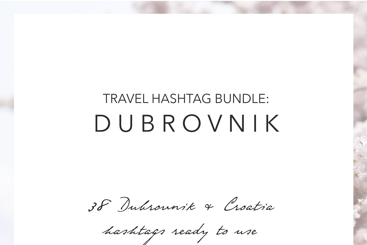Dubrovnik Croatia Instagram Hashtags in Instagram Templates - product preview 8