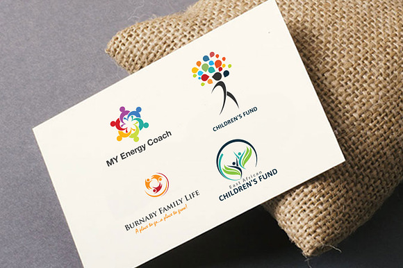 Logo Bundle 10 People Human Group in Logo Templates - product preview 2