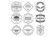 Express Delivery Label and Badges