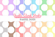 Pastel Circles digital paper