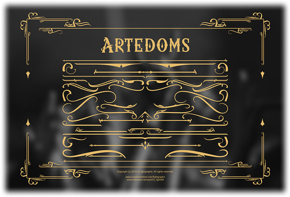 Artedoms in Tattoo Fonts - product preview 3
