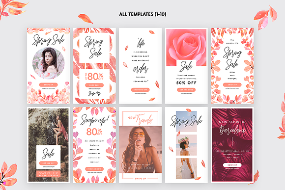 Instagram Stories - Lovely Blush Ed. in Instagram Templates - product preview 2