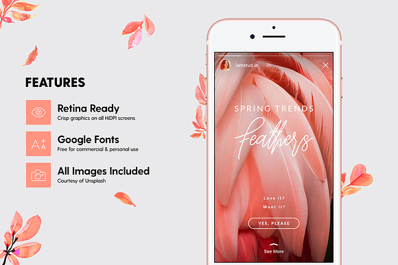 Instagram Stories - Lovely Blush Ed. in Instagram Templates - product preview 5