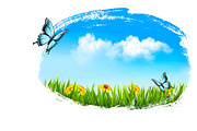 Spring nature background 