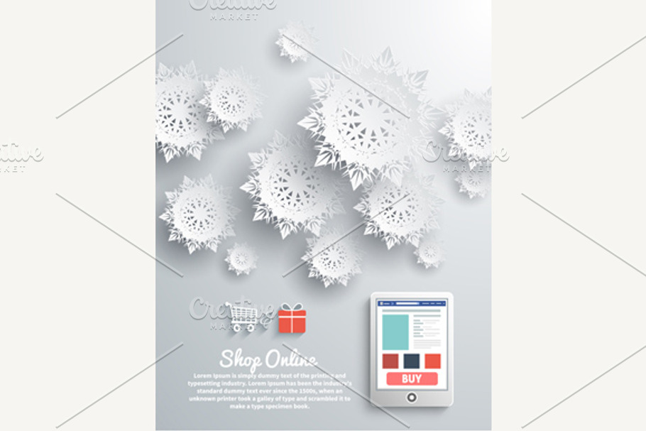 Set of winter banners in Illustrations - product preview 8