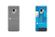 Galaxy S9 3d IMD Case Design Mockup 