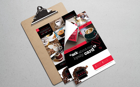 A4 Cafe Menu Template in Stationery Templates - product preview 3