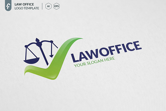 Law Office Logo in Logo Templates - product preview 1