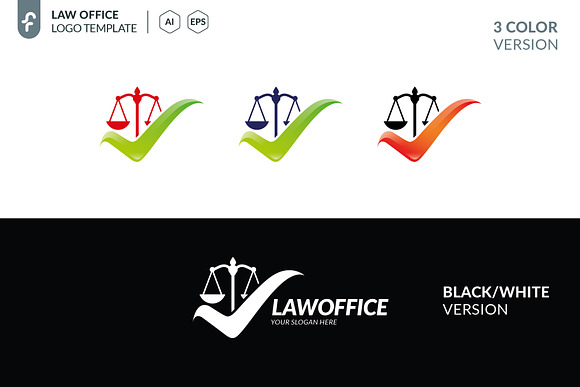 Law Office Logo in Logo Templates - product preview 4