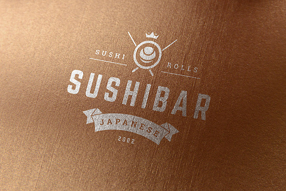 18 Sushi Bar Logos and Badges in Logo Templates - product preview 11