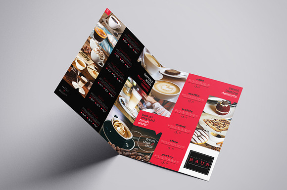 Café Menu Template Pack in Brochure Templates - product preview 2