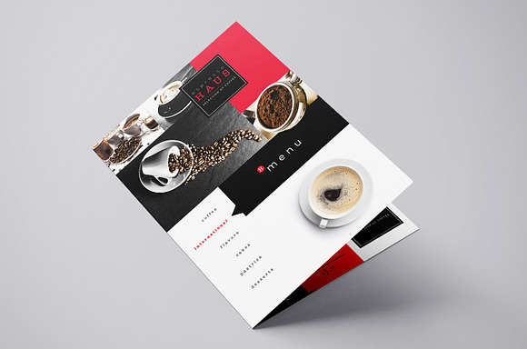 Café Menu Template Pack in Brochure Templates - product preview 3