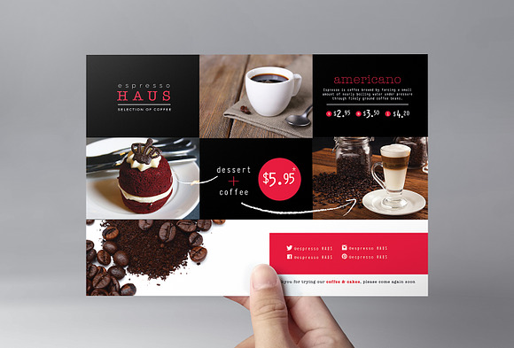 Café Menu Template Pack in Brochure Templates - product preview 7