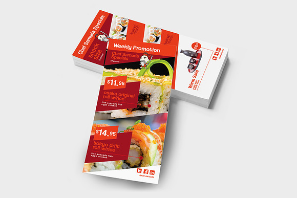 DL Sushi Restaurant Template in Card Templates - product preview 2