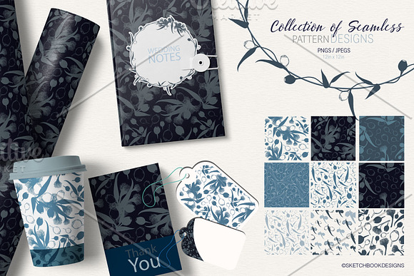 Hand Drawn Gumnut Flower Collection in Illustrations - product preview 4