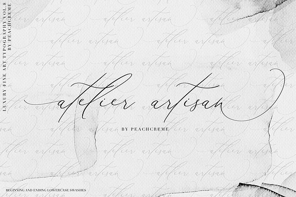 Beloved Gray -Fine Art Font in Wedding Fonts - product preview 4