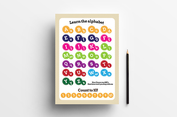After School Care Poster Template in Stationery Templates - product preview 3