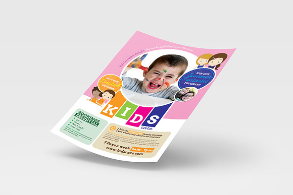 After School Care Poster Template in Stationery Templates - product preview 4