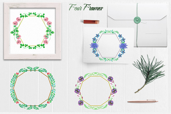 Flower Clipart | Floral Patterns PNG in Illustrations - product preview 4
