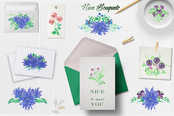 Flower Clipart | Floral Patterns PNG in Illustrations - product preview 5