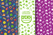 Lucky Charms Icons And Pattern